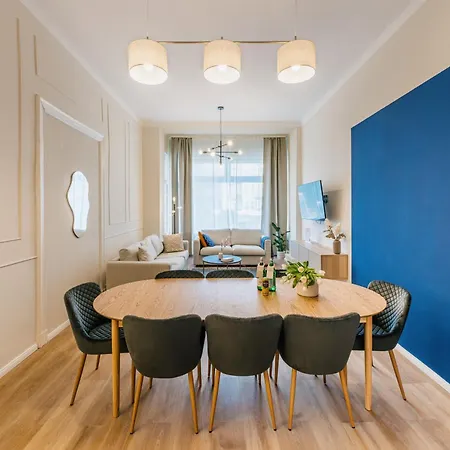 Apartmán 120Qm Mygold Apartment 2 Bathrooms Balcony Up To 9 Guests Berlín